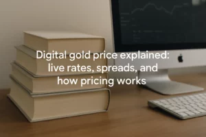Digital gold price explained live rates spreads and how pricing works cover