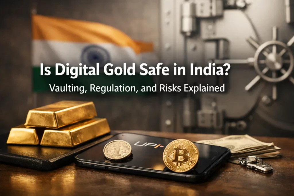 Is20Digital20Gold20Safe20in20India 20Vaulting20Regulation20and20Risks20Explained cover
