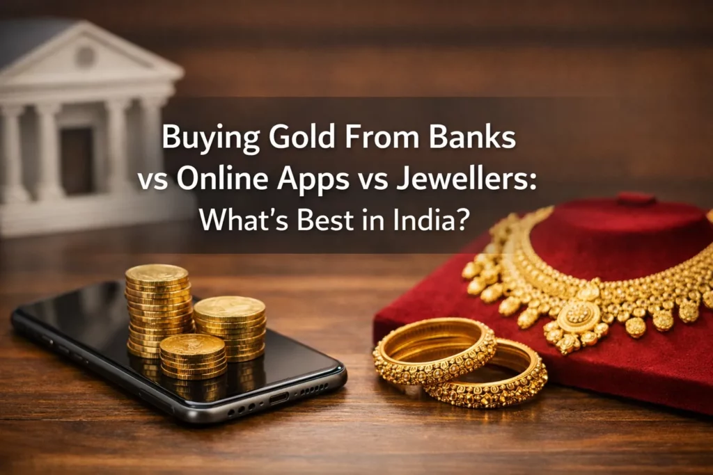Buying20Gold20From20Banks20vs20Online20Apps20vs20Jewellers 20WhatE28099s20Best20in20India cover